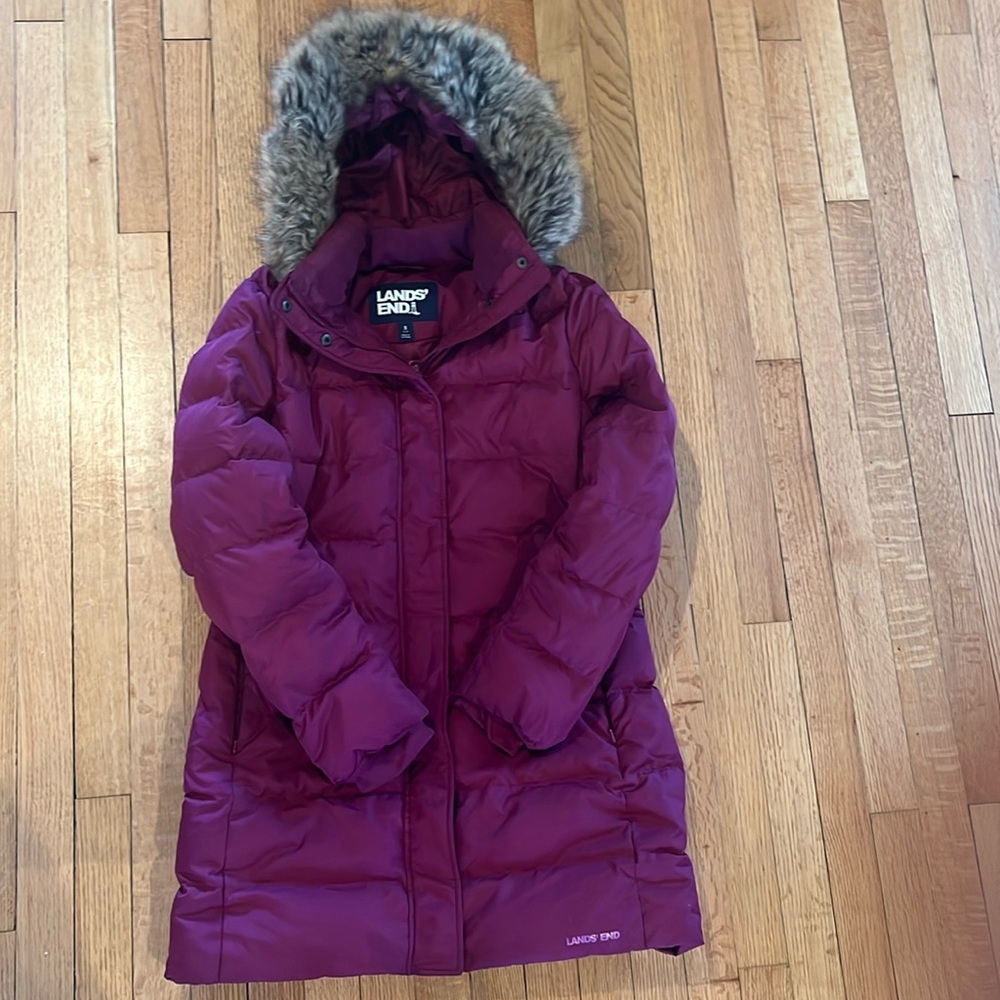 Small Women’s LandsEnd winter  coat